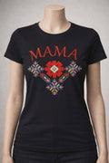 Тениска с бродерия МАМА